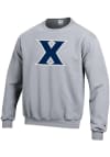 Main image for Champion Xavier Musketeers Mens Grey Big Logo Long Sleeve Crew Sweatshirt