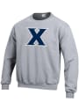 Xavier Musketeers Champion Big Logo Crew Sweatshirt - Grey