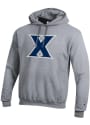Xavier Musketeers Champion Big Logo Hooded Sweatshirt - Grey