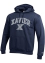 Xavier Musketeers Champion Arch Mascot Hooded Sweatshirt - Navy Blue