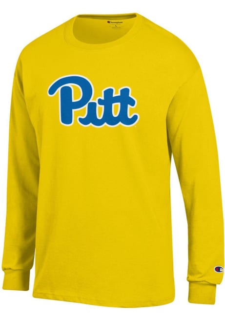 Mens Pitt Panthers Gold Champion Primary Tee