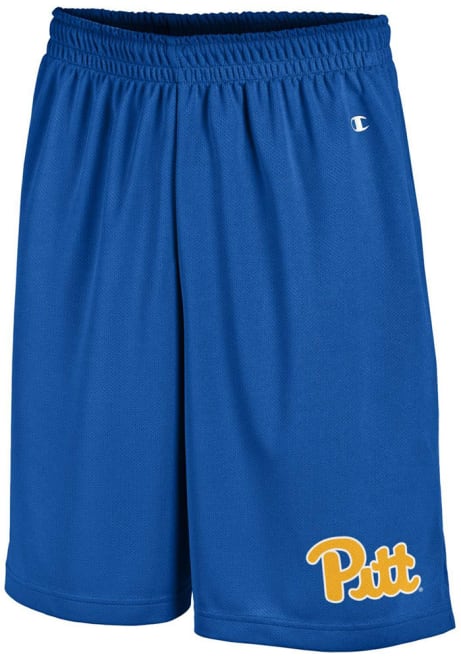 Mens Pitt Panthers Blue Champion Mesh Shorts