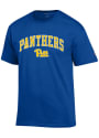 Pitt Panthers Champion Arch Mascot T Shirt - Blue