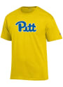 Pitt Panthers Champion Logo T Shirt - Gold