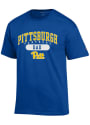Pitt Panthers Champion Dad T Shirt - Blue