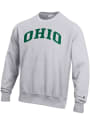 Ohio Bobcats Champion Reverse Weave Crew Sweatshirt - Grey