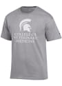 Michigan State Spartans Champion College of Veterinary Medicine T Shirt - Grey