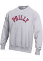 Philadelphia Wordmark Crew Sweatshirt - Grey