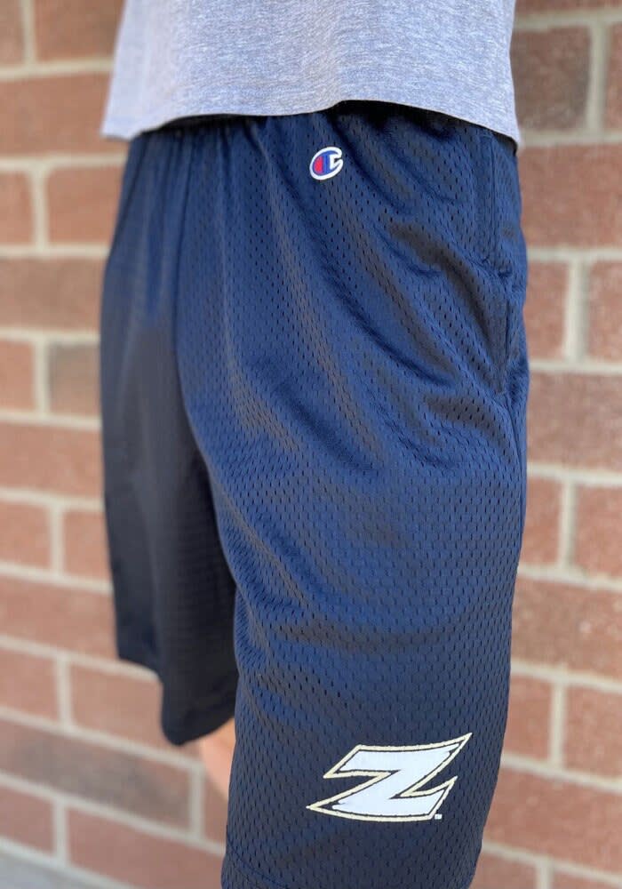 Akron Zips Mens Champion NAVY Mesh Shorts - 14754370