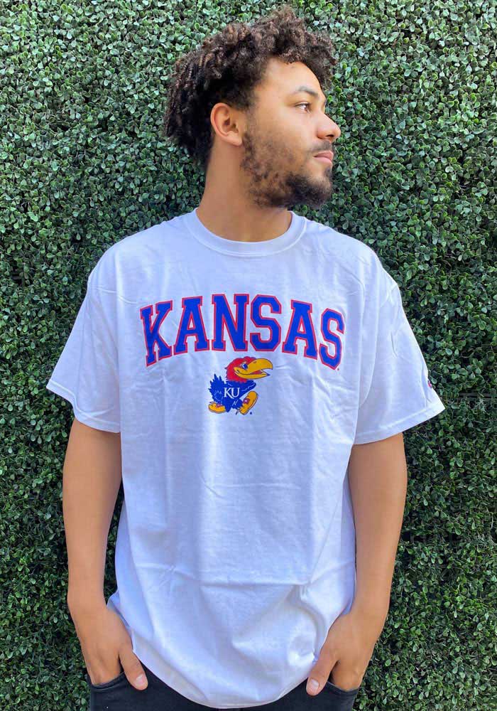 KANSAS JAYHAWKS Tシャツ Lサイズ Men's adidas Royal Kansas Jayhawks Basketball State Outline