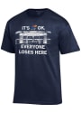 Kansas Jayhawks Champion Its Okay T Shirt - Navy Blue