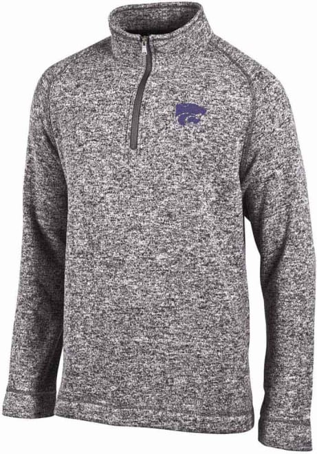 Mens K-State Wildcats Grey Champion Arctic 1/4 Zip Pullover