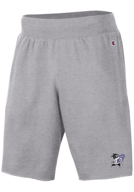 Mens K-State Wildcats Grey Champion Rochester Fleece Shorts