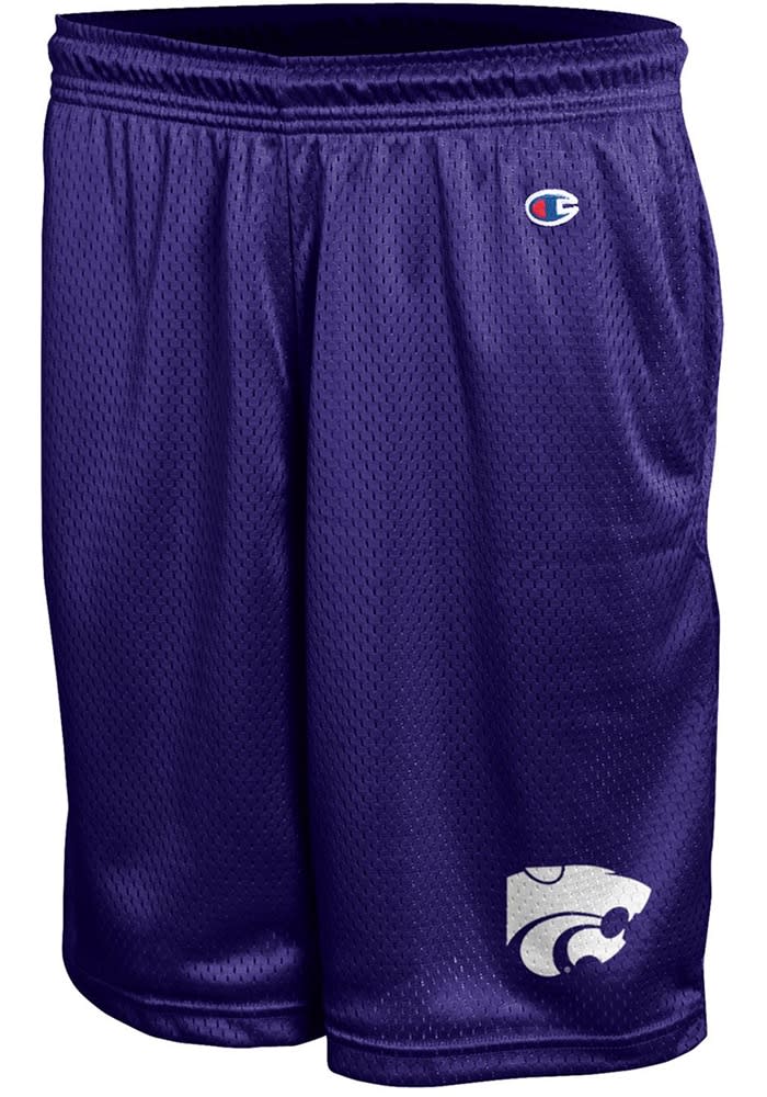 Champion KState Wildcats Purple Mesh Shorts Purple 100 POLYESTER Size L Rally House