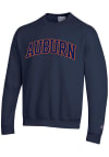 Main image for Champion Auburn Tigers Mens Navy Blue Powerblend Tackle Twill Long Sleeve Crew Sweatshirt