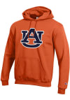 Main image for Champion Auburn Tigers Mens Orange Powerblend Primary Logo Long Sleeve Hoodie