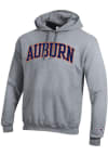 Main image for Champion Auburn Tigers Mens Grey Powerblend Twill Long Sleeve Hoodie
