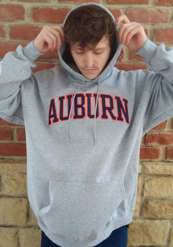 auburn hooded sweatshirt