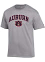 Auburn Tigers Champion Arch Mascot T Shirt - Grey
