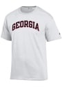 Georgia Bulldogs Champion Arch Name T Shirt - White