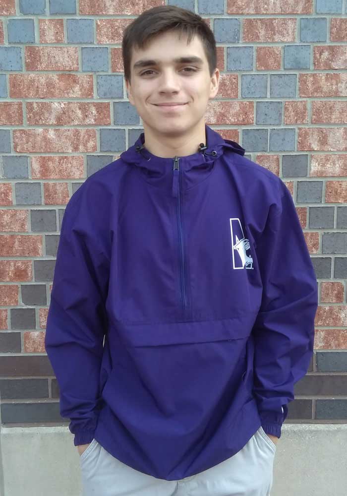 Champion Northwestern Wildcats Mens PURPLE Packable Light Weight