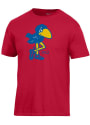 Kansas Jayhawks Champion Vintage Logo T Shirt - Red