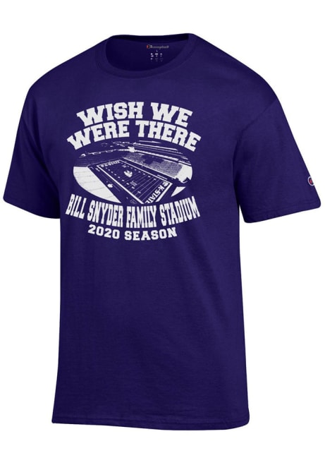 K-State Wildcats Purple Champion Wish We Were There Short Sleeve T Shirt