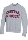 Main image for Champion Central Missouri Mules Mens Grey Arch Name Long Sleeve Crew Sweatshirt