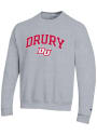 Drury Panthers Champion Arch Mascot Crew Sweatshirt - Grey