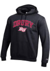 Main image for Champion Drury Panthers Mens Black Arch Mascot Long Sleeve Hoodie
