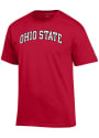 Ohio State Buckeyes Champion Arch Name T Shirt - Red