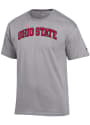 Ohio State Buckeyes Champion Arch Name T Shirt - Grey