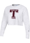 Main image for Champion Texas A&M Aggies Womens  Reverse Weave Cropped Boyfriend Crew Sweatshirt