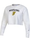 Main image for Champion Wichita State Shockers Womens White Reverse Weave Cropped Boyfriend Crew Sweatshirt