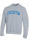 Main image for Champion Creighton Bluejays Mens Grey Twill Powerblend Long Sleeve Crew Sweatshirt