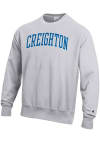 Main image for Champion Creighton Bluejays Mens Grey Reverse Weave Long Sleeve Crew Sweatshirt