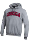 Main image for Champion Carnegie Mellon Tartans Mens Grey Powerblend Twill Long Sleeve Hoodie