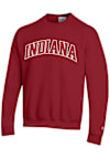 Main image for Mens Indiana Hoosiers Crimson Champion Powerblend Twill Crew Sweatshirt