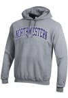 Main image for Champion Northwestern Wildcats Mens Grey Powerblend Twill Long Sleeve Hoodie