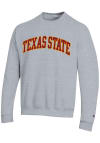 Main image for Champion Texas State Bobcats Mens Grey Powerblend Twill Long Sleeve Crew Sweatshirt