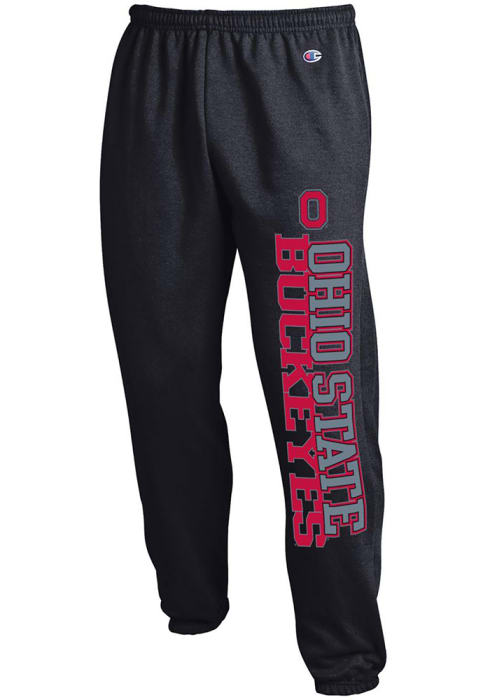 The Ohio State University Buckeyes Champion Black Banded Bottom Sweatpants