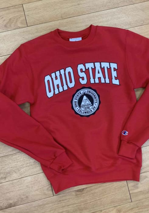 Champion Ohio State Buckeyes Powerblend Sweatshirt - Red