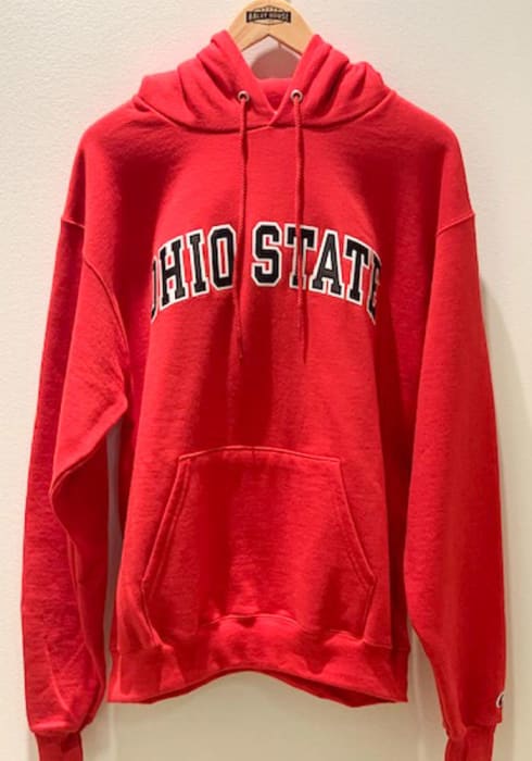 Champion Ohio State Buckeyes Powerblend Hoodie - Red