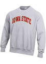 Iowa State Cyclones Champion Reverse Weave Crew Sweatshirt - Grey