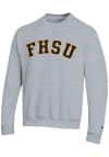 Main image for Champion Fort Hays State Tigers Mens Grey Arch Name Long Sleeve Crew Sweatshirt