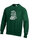 Main image for Mens Michigan State Spartans Green Champion Reverse Weave Crew Sweatshirt