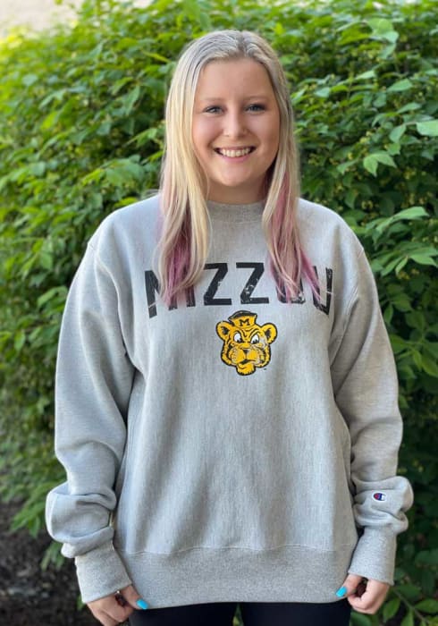 Champion Missouri Tigers Reverse Weave Sweatshirt - Charcoal