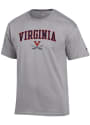 Virginia Cavaliers Champion Arch Mascot T Shirt - Grey