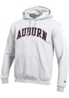 Main image for Champion Auburn Tigers Mens White Arch Name Powerblend Long Sleeve Hoodie