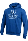 Main image for Champion Kansas Jayhawks Mens Blue School of Medicine Long Sleeve Hoodie